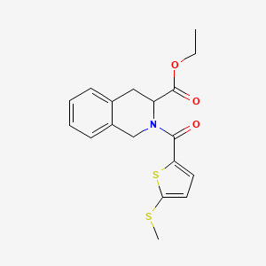 Chemical structure of SR 8278