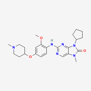 Chemical structure of AZ3146