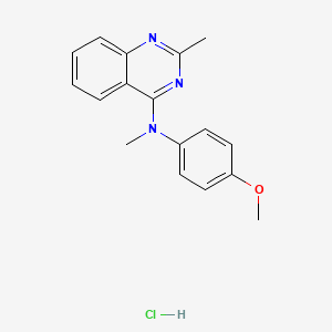 Chemical structure of MPC 6827 hydrochloride