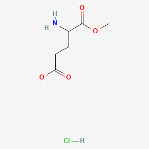 Chemical structure of Dimethyl DL-Glutamate (hydrochloride)
