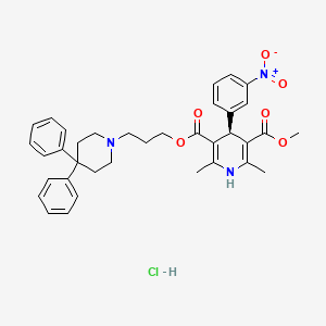 Chemical structure of Niguldipine hydrochloride