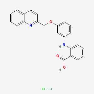 Chemical structure of SR 2640 hydrochloride