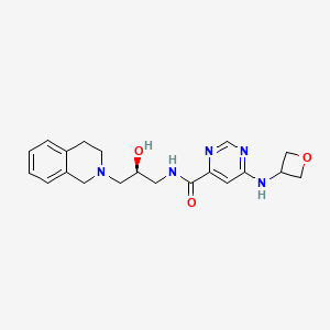 Chemical structure of EPZ015666