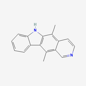 Chemical structure of Ellipticine