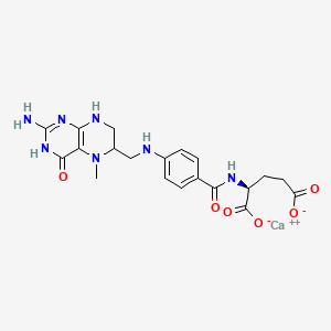Chemical structure of Calcium mefolinate