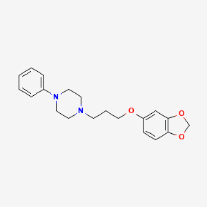 Chemical structure of BP 554 maleate