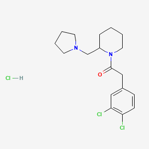 Chemical structure of BRL 52537 hydrochloride