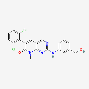Chemical structure of PD 166326