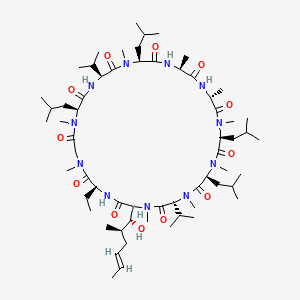 Chemical structure of Cyclosporin H