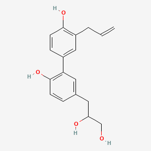 Chemical structure of Tetrahydromagnolol