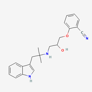 Chemical structure of Bucindolol