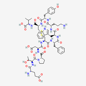 Chemical structure of [Orn8]-Urotensin II