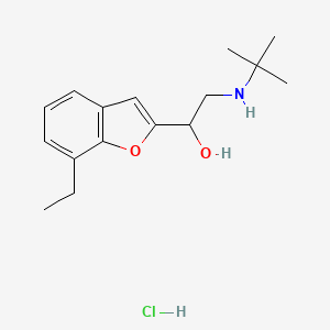 Chemical structure of Bufuralol hydrochloride
