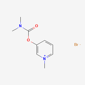 Chemical structure of Pyridostigmine Bromide