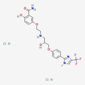 Chemical structure of CGP 20712 dihydrochloride