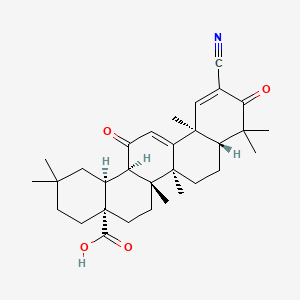 Chemical structure of Bardoxolone