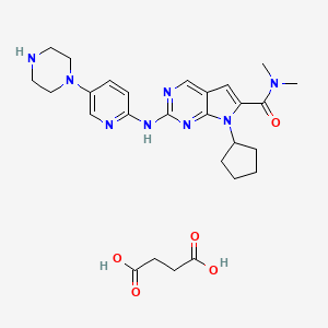 Chemical structure of LEE011 succinate