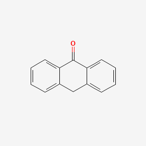 Chemical structure of Anthrone