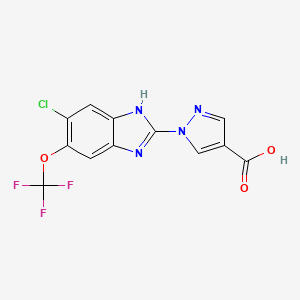 Chemical structure of JNJ-42041935