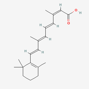 Chemical structure of Isotretinoin