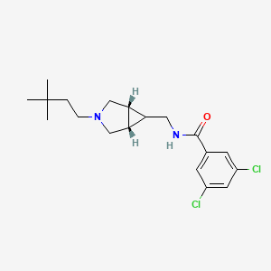 Chemical structure of ML 218 hydrochloride