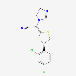 Chemical structure of Luliconazole