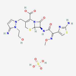 Chemical structure of Cefoselis Sulfate