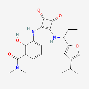 Chemical structure of SCH 563705