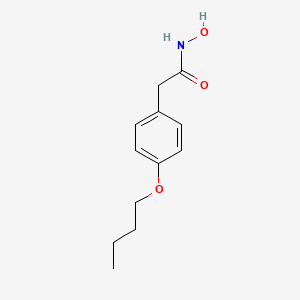 Chemical structure of Bufexamac