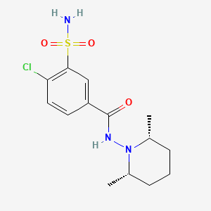 Chemical structure of Clopamide