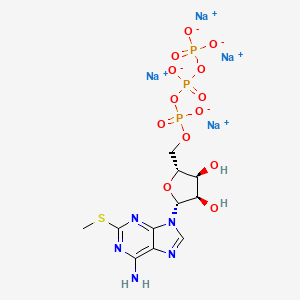 Chemical structure of 2-Methylthio-ATP