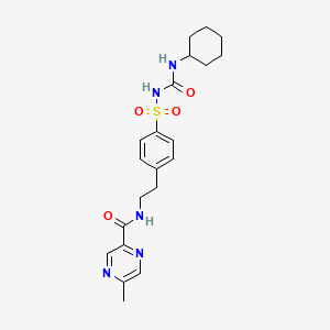 Chemical structure of Glipizide
