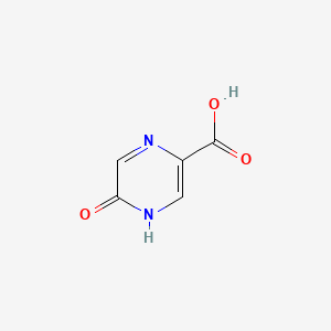 Chemical structure of 5-hydroxypyrazine-2-carboxylic acid