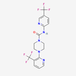 Chemical structure of JNJ 17203212