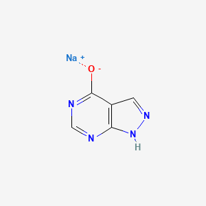 Chemical structure of Allopurinol Sodium