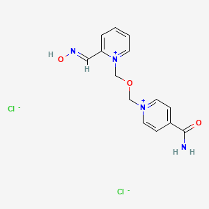 Chemical structure of Asoxime (chloride)