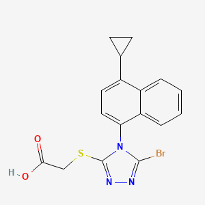 Chemical structure of Lesinurad