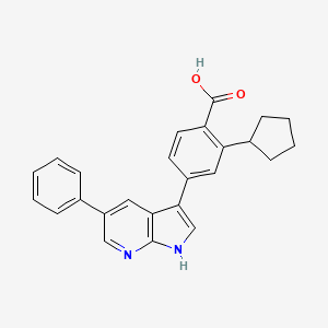Chemical structure of GSK 650394