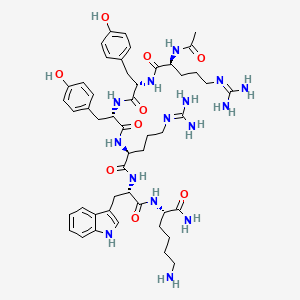 Chemical structure of Ac-RYYRWK-NH2