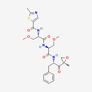Chemical structure of Oprozomib