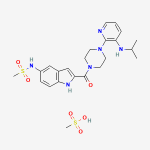 Chemical structure of Delavirdine mesylate