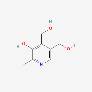 Chemical structure of Pyridoxine