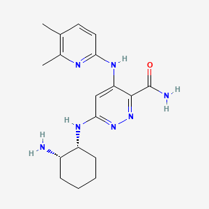 Chemical structure of RO9021