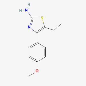 Chemical structure of CBFβ Inhibitor