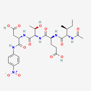 Chemical structure of Ac-IETD-pNA