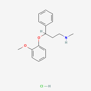 Chemical structure of Nisoxetine hydrochloride