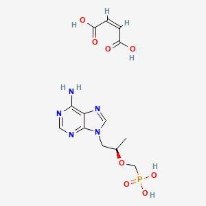 Chemical structure of Tenofovir maleate