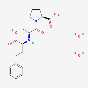 Chemical structure of Enalaprilat Dihydrate