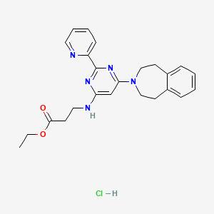 Chemical structure of GSK J4 HCl
