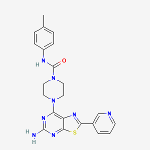 Chemical structure of PI4KIII beta inhibitor 3